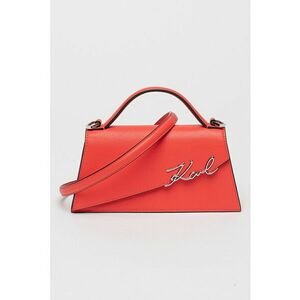 Geanta crossbody din piele Signature Slim imagine