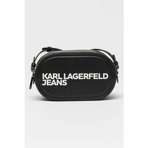 Geanta crossbody din piele ecologica cu imprimeu logo imagine