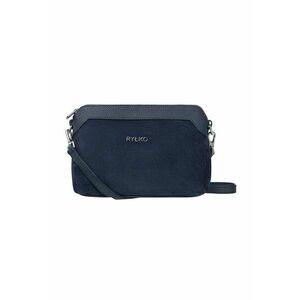 Geanta crossbody de piele cu logo imagine