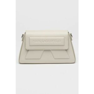 Geanta crossbody din piele cu bareta logo imagine