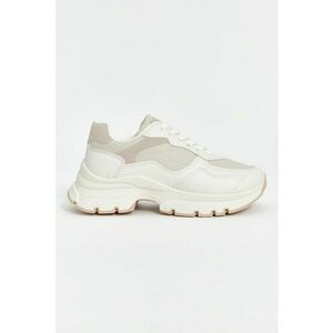 Pantofi sport din piele ecologica cu model in doua tonuri imagine