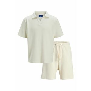 Set de tricou polo si pantaloni scurti cu talie ajustabila - 2 piese imagine