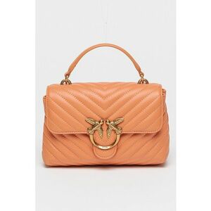Geanta crossbody de piele cu aspect matlasat Love Lady imagine