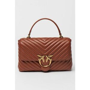 Geanta de piele cu bareta de umar Love Lady Puff imagine