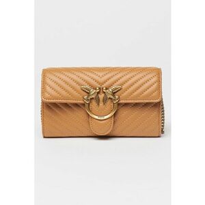 Geanta crossbody din piele cu bareta din lant Love One imagine