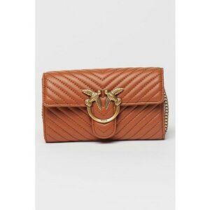 Geanta crossbody din piele cu bareta din lant Love One imagine