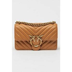 Geanta crossbody din piele cu aspect matlasat Love One imagine
