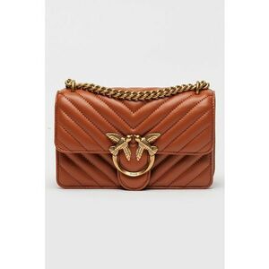 Geanta crossbody din piele cu aspect matlasat Love One imagine