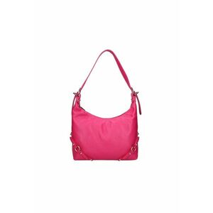 Geanta de piele cu bareta detasabila de umar - Fucsia imagine
