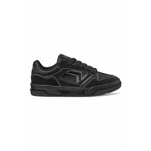 Pantofi sport unisex din piele si piele intoarsa cu cusaturi contrastante imagine