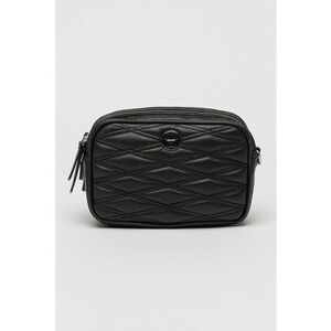 Geanta crossbody cu banda logo si model in carouri imagine