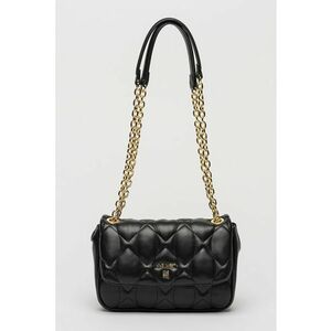 Geanta crossbody cu bareta din lant si clapa imagine