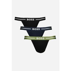 Set de chiloti tip suspensor cu logo - 3 perechi imagine