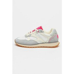 Pantofi sport de piele si piele intoarsa cu logo imagine