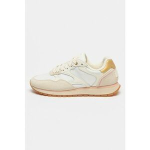 Pantofi sport de piele si piele intoarsa cu logo imagine