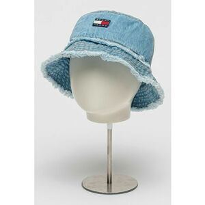 Palarie bucket din denim cu logo imagine