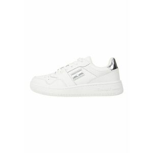 Pantofi sport de piele cu aplicatie logo imagine