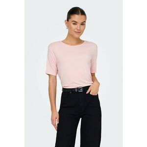 Tricou uni cu decolteu la baza gatului imagine