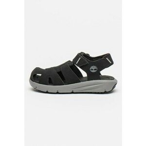 Sandale de piele intoarsa ecologica cu velcro Motion Dune imagine