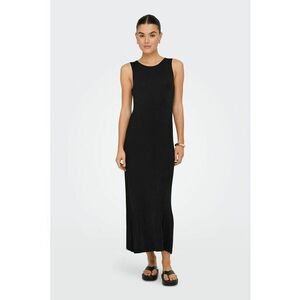 Rochie midi cu model uni - fara maneci imagine