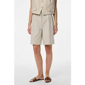 Pantaloni scurti cu croiala ampla si pliuri imagine