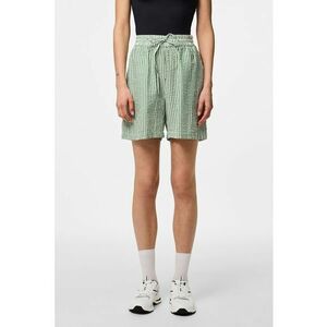 Pantaloni scurti de bumbac cu model in dungi imagine