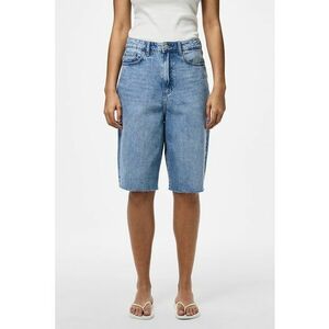 Pantaloni scurti din denim cu talie inalta imagine