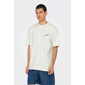 Tricou din bumbac organic cu imprimeu pe partea din spate imagine