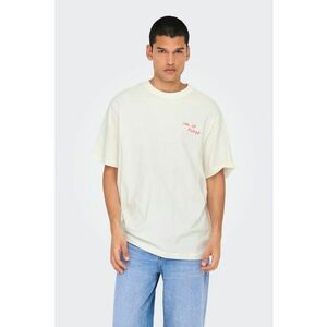 Tricou din bumbac organic cu imprimeu pe partea din spate imagine