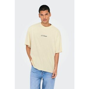 Tricou din bumbac cu imprimeu pe partea din spate imagine
