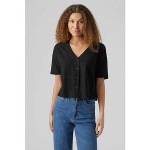 Camasa crop din amestec de in imagine