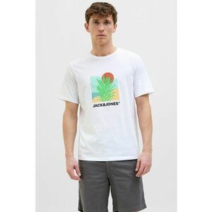 Tricou cu decolteu la baza gatului si imprimeu imagine