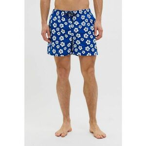 Pantaloni scurti de baie cu model si buzunare laterale imagine