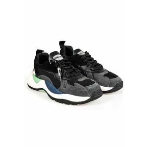 Pantofi sport cu garnituri de plasa si piele intoarsa T02 A - imagine