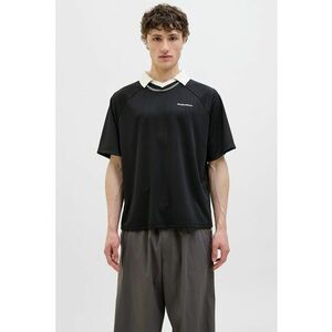 Tricou polo lejer cu maneci raglan imagine