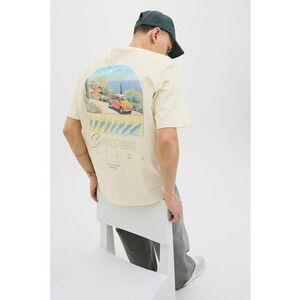 Tricou din bumbac cu imprimeu pe partea din spate imagine