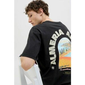 Tricou din bumbac cu imprimeu pe partea din spate imagine