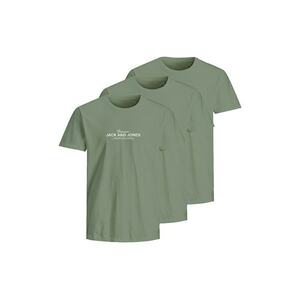 Set de tricouri din bumbac cu logo - 3 piese imagine