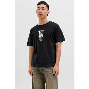 Tricou din bumbac cu detaliu cu imprimeu pe piept imagine