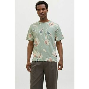 Tricou cu decolteu la baza gatului si imprimeu imagine