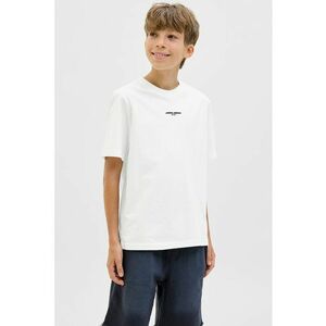 Tricou cu imprimeu si decolteu la baza gatului imagine