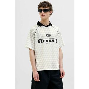 Tricou polo cu imprimeu text imagine