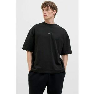 Tricou cu decolteu la baza gatului si imprimeu text imagine