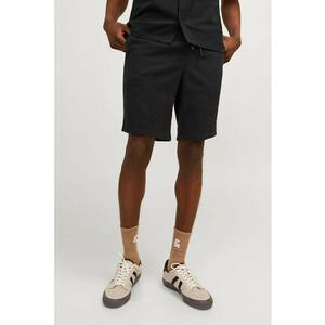 Pantaloni scurti cu snur de ajustare si model texturat imagine