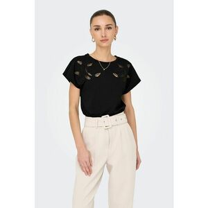 Tricou din bumbac cu perforatii imagine