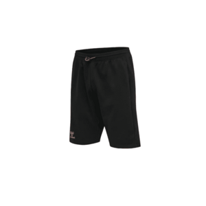 Pantaloni scurti barbati - Bumbac/Poliester - Negru - imagine