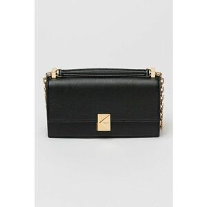 Geanta crossbody din piele cu bareta din lant imagine