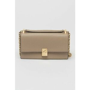 Geanta crossbody din piele cu bareta din lant imagine