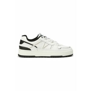 Pantofi sport de piele cu varf rotund imagine