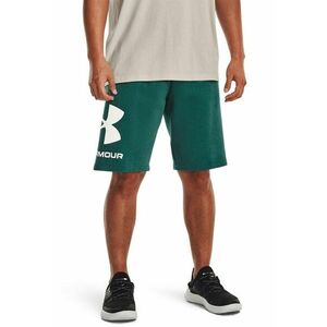 Bermude lejere din material fleece cu logo pentru fitness Rival imagine